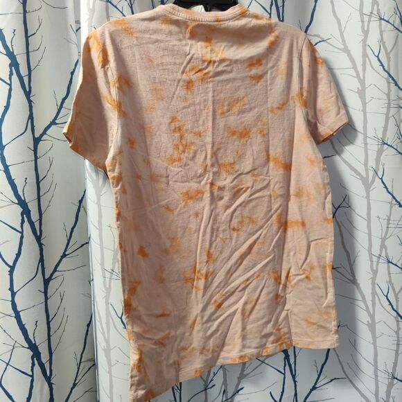 Goodfellow & co. men's pink orange tie dye t-shirt S - Picture 5 of 5